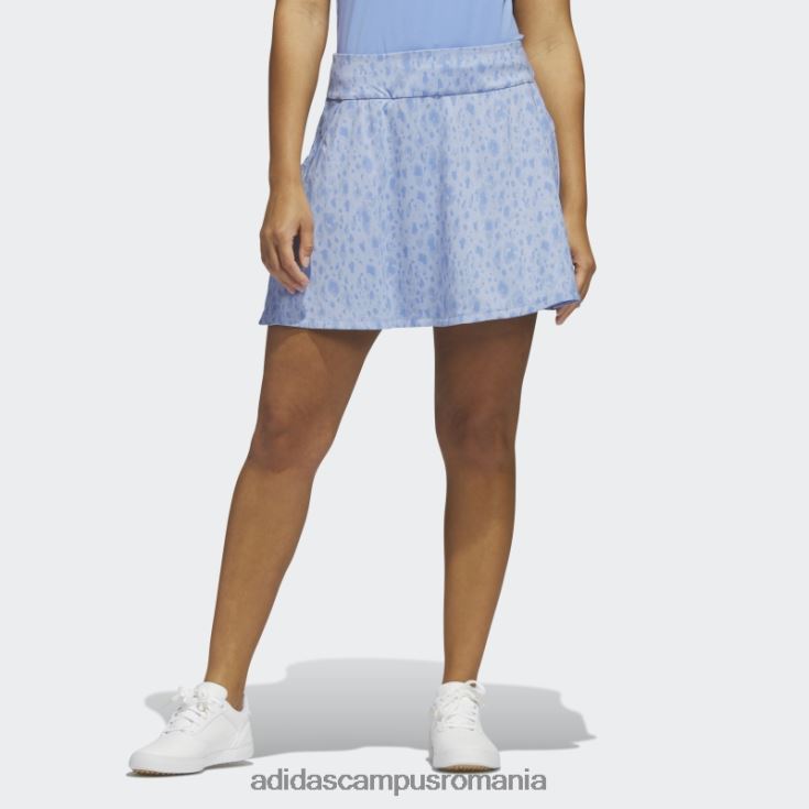 adidas campus romania fustă de golf de 16 inci cu imprimeu albastru femei albastru J266N224196