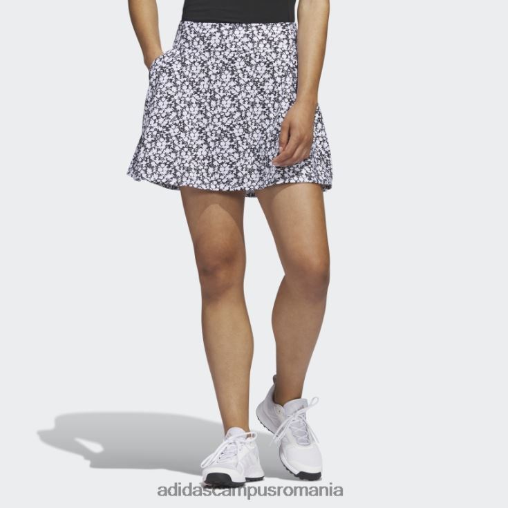 adidas campus romania fustă de golf de 16 inci imprimată negru adidas femei alb negru J266N224180