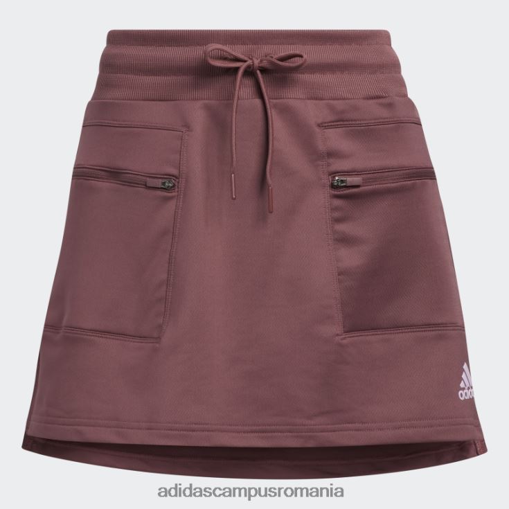 adidas campus romania fustă de golf din tricot urzeală visiniu adidas femei Burgundia J266N224174