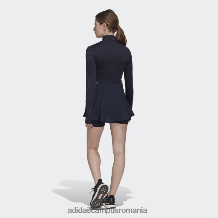adidas campus romania ink run icon rochie cu 3 dungi femei cerneală J266N224149
