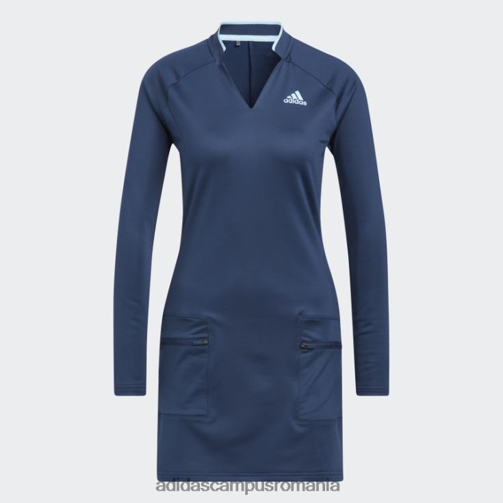 adidas campus romania rochie de golf din tricot urzeală bleumarin femei marina J266N224157