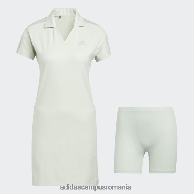 adidas campus romania rochie de golf verde cu 3 dungi adidas femei verde J266N224177