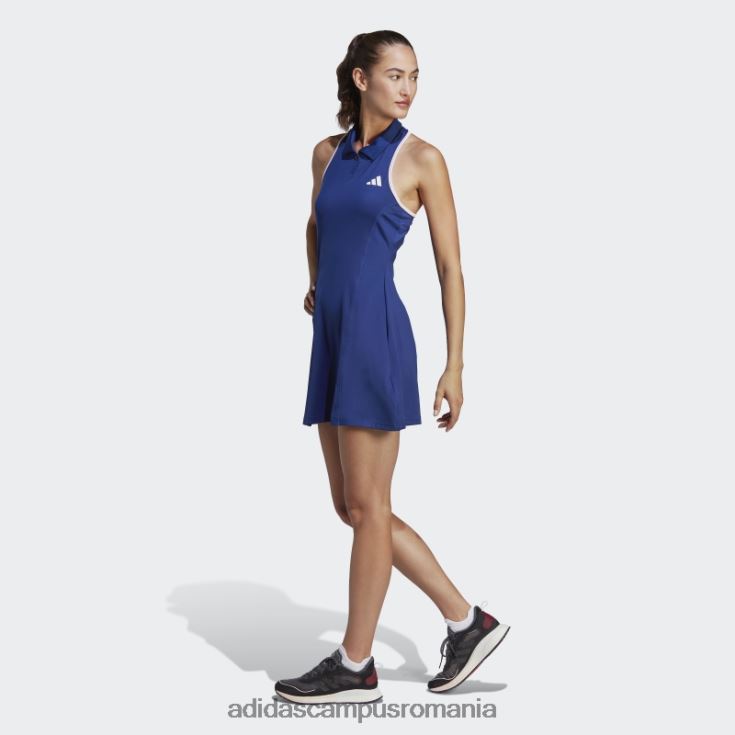 adidas campus romania rochie de tenis clasică premium clubhouse victory blue femei albastru victorie J266N224176