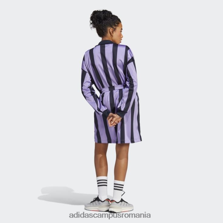adidas campus romania rochie din jerse jacquard violet adidas femei violet/cerneală/alb J266N224159