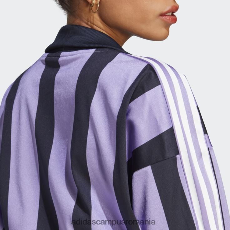adidas campus romania rochie din jerse jacquard violet adidas femei violet/cerneală/alb J266N224159