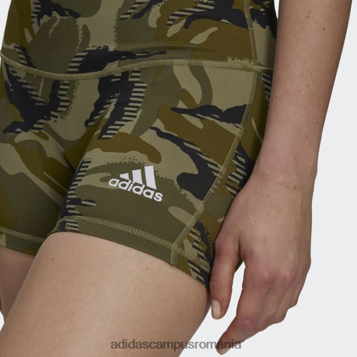 adidas campus romania Colanți scurti adidas de 4 inci camo verde orbit femei orbita verde/negru/alb J266N223631