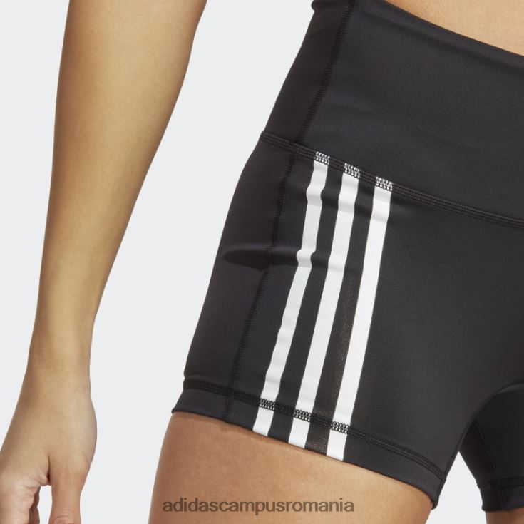 adidas campus romania Jambiere scurte cu 3 dungi adidas negru femei alb negru J266N223628