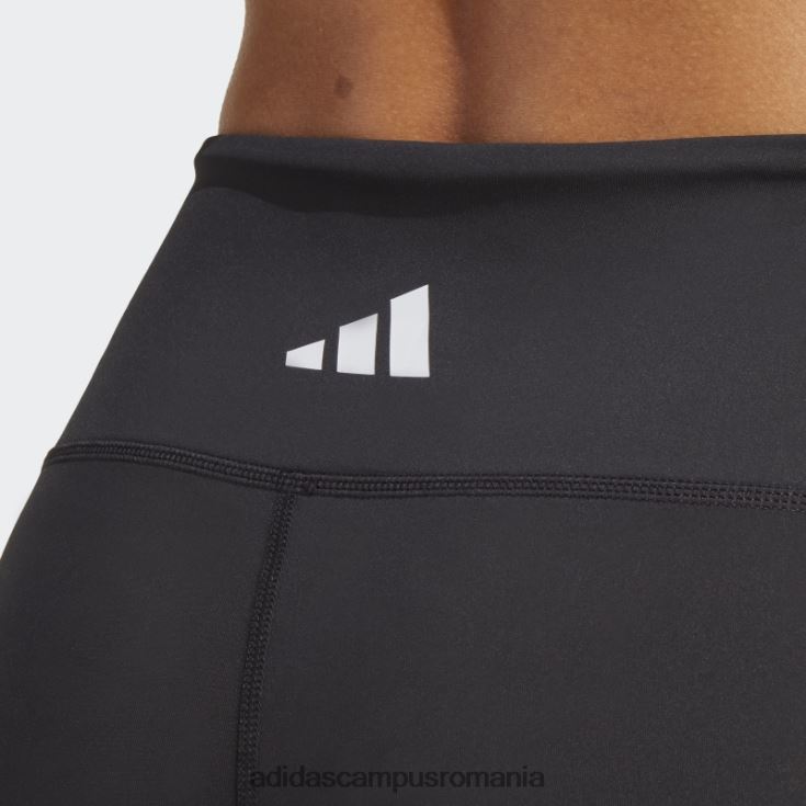 adidas campus romania Jambiere scurte cu 3 dungi adidas negru femei alb negru J266N223628