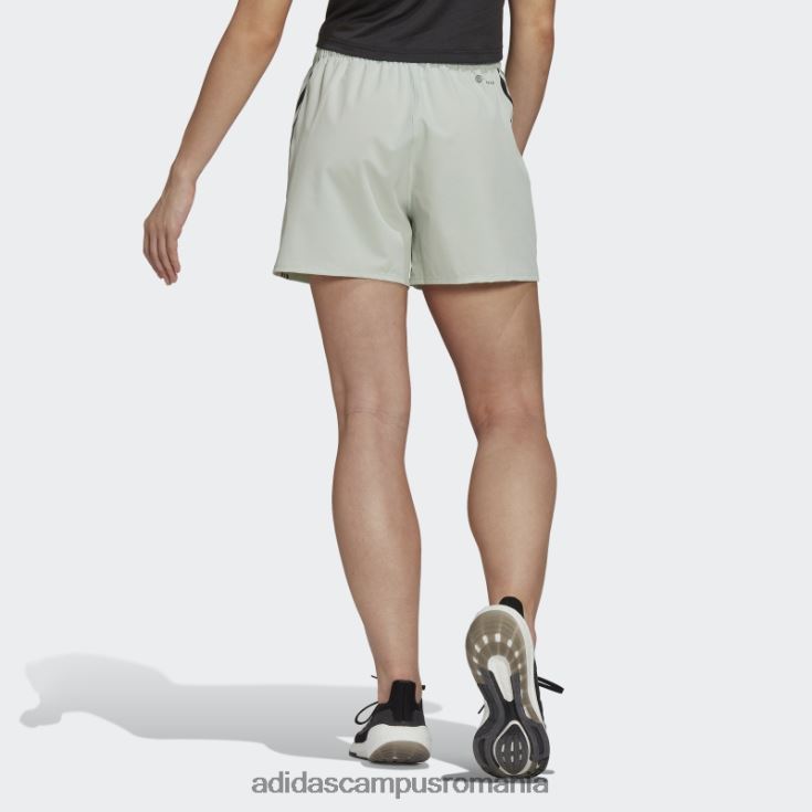 adidas campus romania Trainicons pantaloni scurți țesuți cu 3 dungi verzi femei verde J266N223540