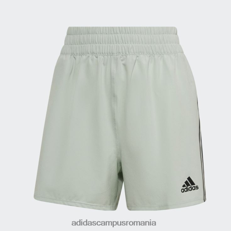 adidas campus romania Trainicons pantaloni scurți țesuți cu 3 dungi verzi femei verde J266N223540