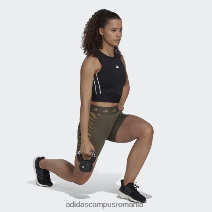 adidas campus romania branch hyperglam techfit zebra jambiere scurte cu talie înaltă adidas femei ramură J266N223541