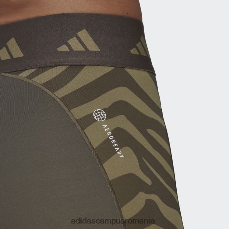 adidas campus romania branch hyperglam techfit zebra jambiere scurte cu talie înaltă adidas femei ramură J266N223541