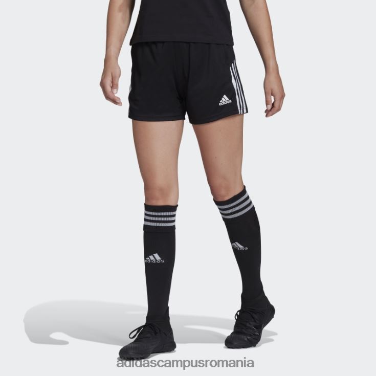 adidas campus romania condivo 22 pantaloni scurți de antrenament alb fashion femei alb negru J266N223645