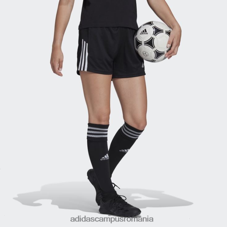 adidas campus romania condivo 22 pantaloni scurți de antrenament alb fashion femei alb negru J266N223645