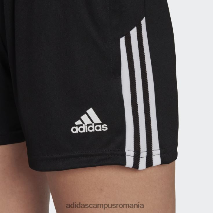 adidas campus romania condivo 22 pantaloni scurți de antrenament alb fashion femei alb negru J266N223645