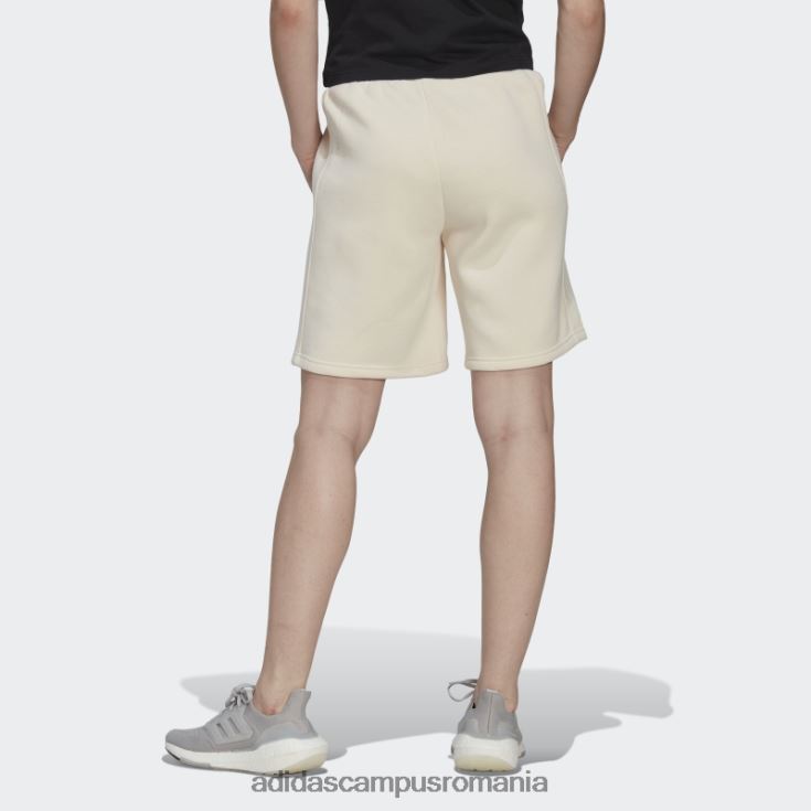 adidas campus romania ecru tint all szn pantaloni scurți fleece femei nuanță ecru J266N223543