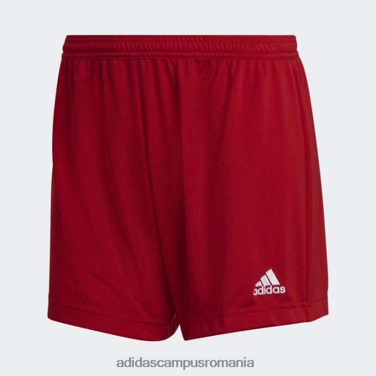 adidas campus romania entrada 22 pantaloni scurți roșii femei roșu J266N223672