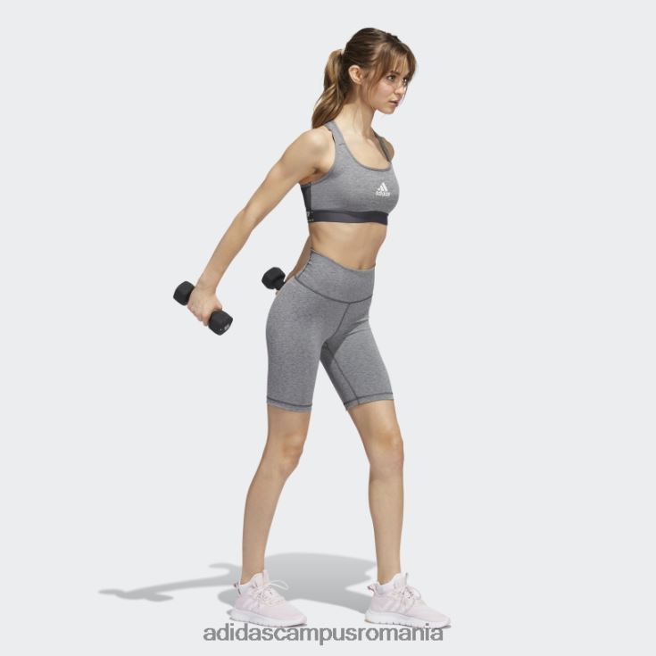 adidas campus romania jambiere scurte gri închis heather optime training bike femei erica gri închis J266N223644