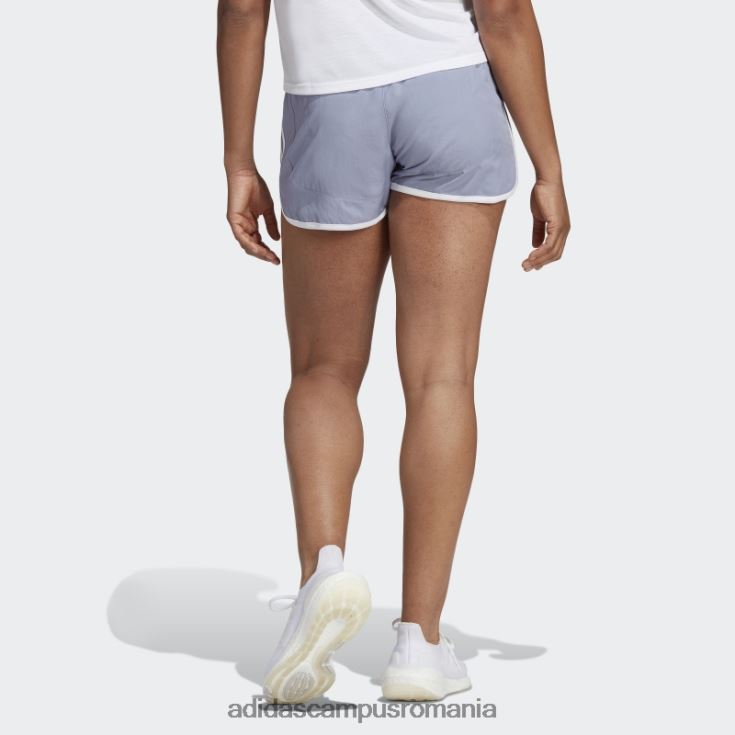 adidas campus romania pantaloni scurți de alergare boston marathon 2023 m20 violet argintiu femei violet argintiu J266N223642