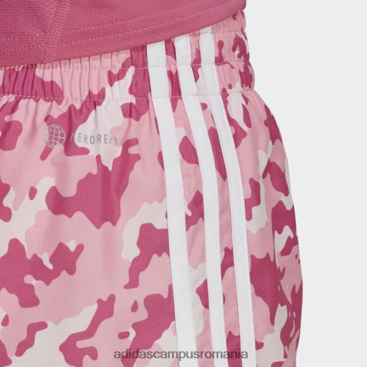 adidas campus romania pantaloni scurți de alergare camo maraton 20 roz femei roz J266N223678