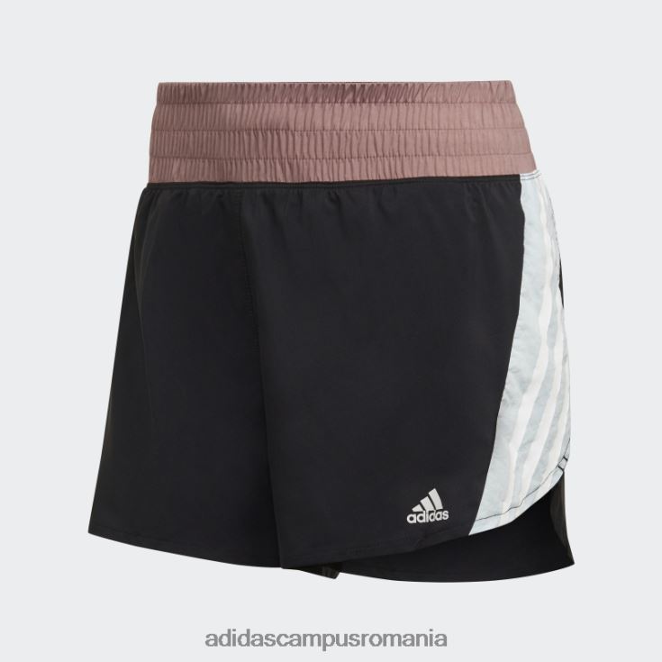 adidas campus romania pantaloni scurți de alergare hyperglam negri femei negru/albastru J266N223545