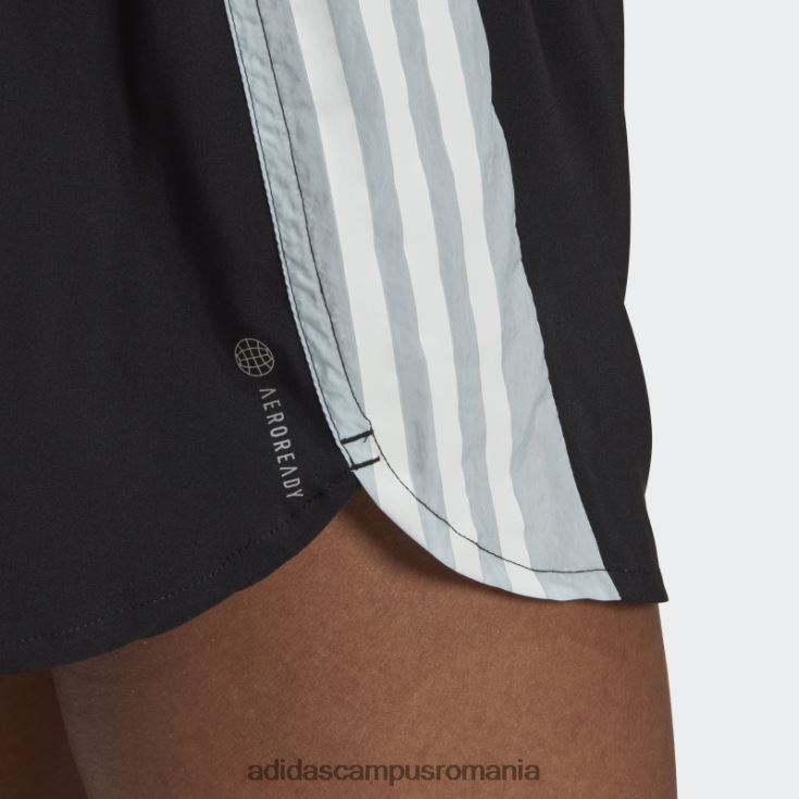 adidas campus romania pantaloni scurți de alergare hyperglam negri femei negru/albastru J266N223545