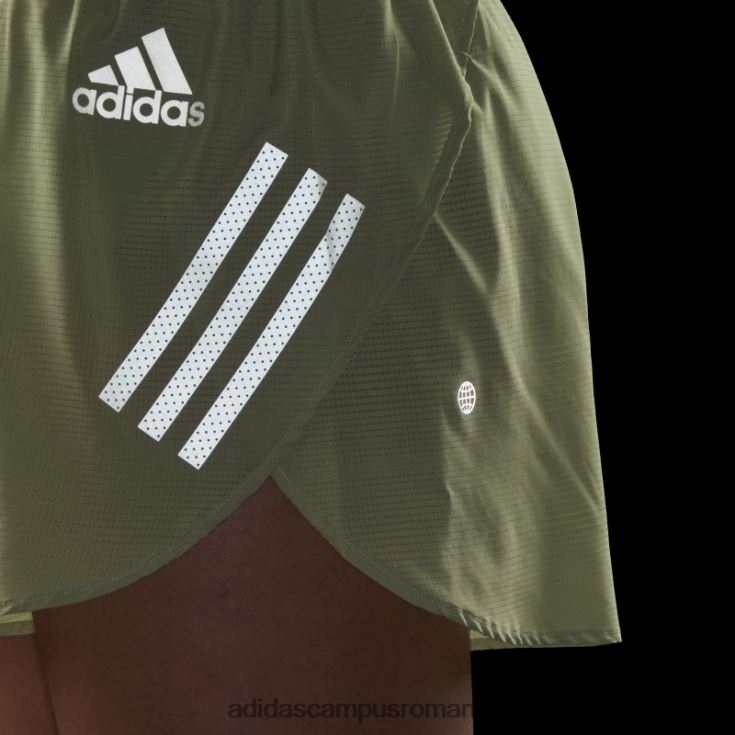 adidas campus romania pantaloni scurți de alergare lime adizero femei lămâie verde J266N223632