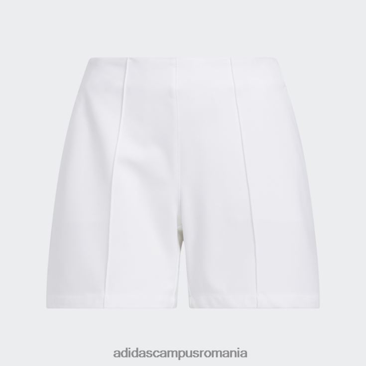 adidas campus romania pantaloni scurți de golf cu tragere de 5 inci, albi, adidas femei alb J266N223649