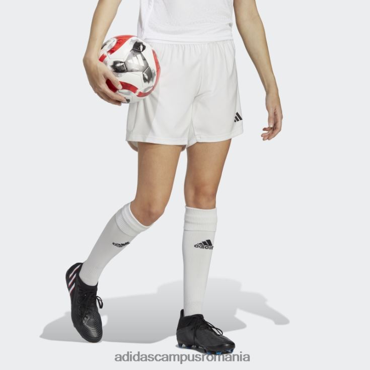 adidas campus romania pantaloni scurți de meci competiție tiro 23 alb femei alb J266N223683