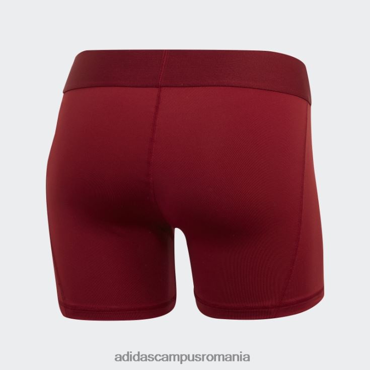 adidas campus romania pantaloni scurți de volei techfit burgundy colegiu femei colegiu visiniu/alb J266N223681