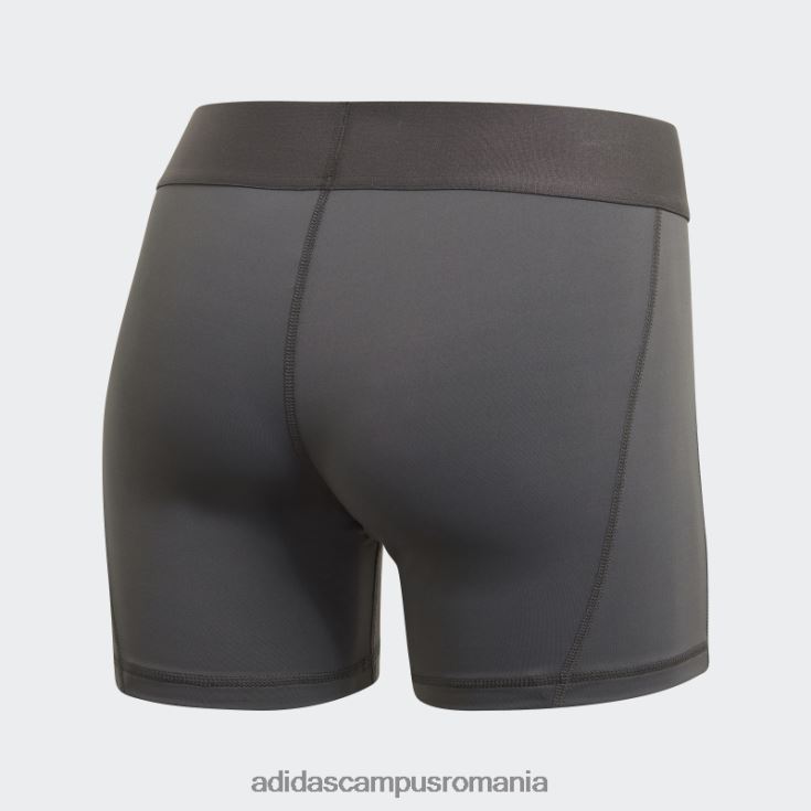 adidas campus romania pantaloni scurți de volei techfit gri închis femei gri închis/alb J266N223686