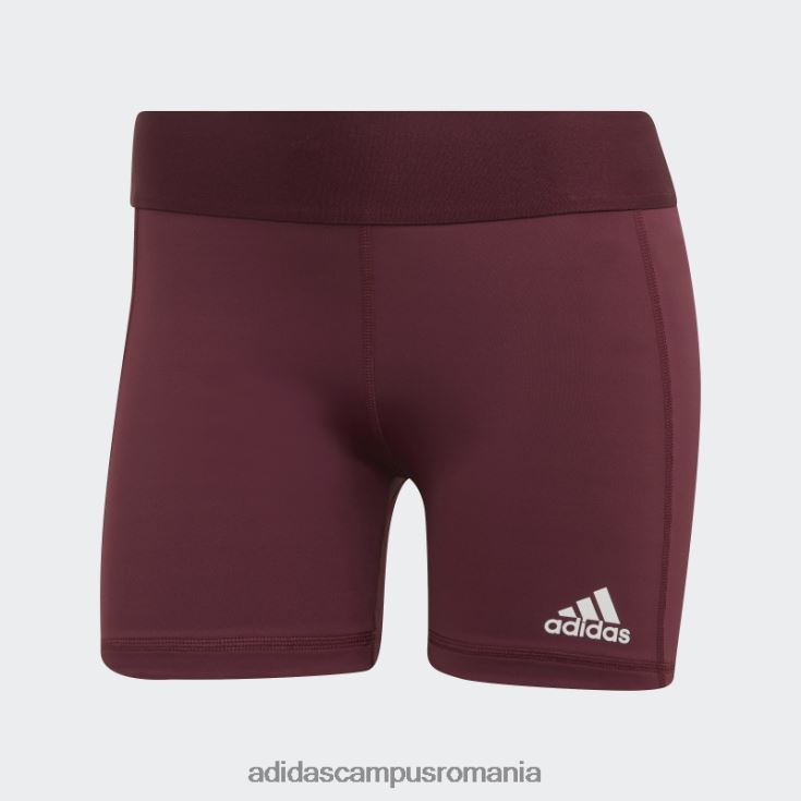 adidas campus romania pantaloni scurți de volei techfit maro femei maro/alb J266N223671