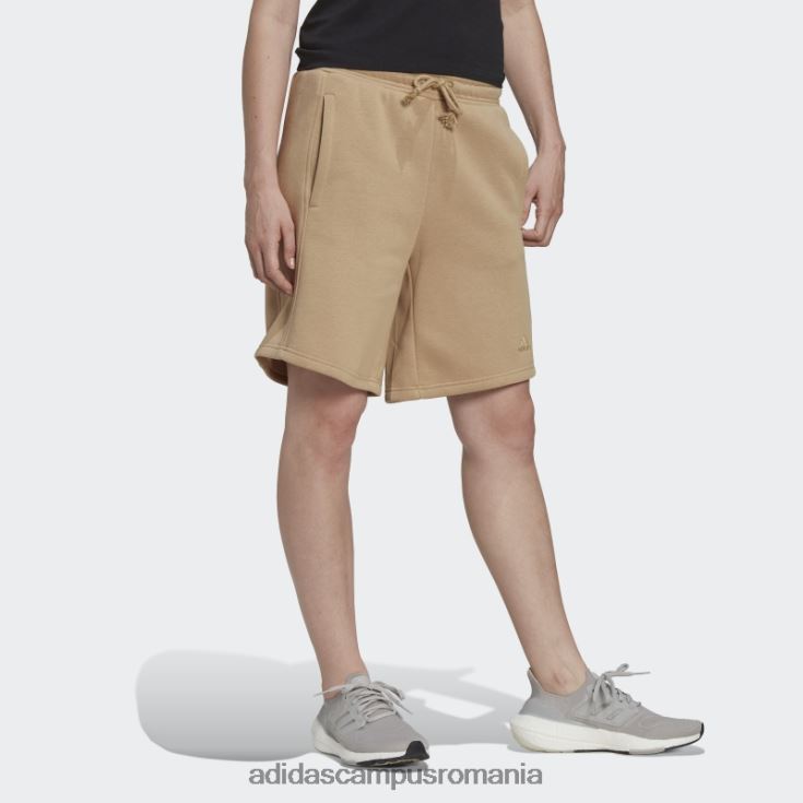 adidas campus romania pantaloni scurți fleece all szn ton bej femei ton bej J266N223627
