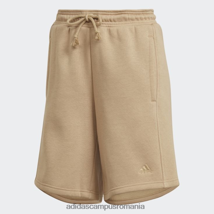 adidas campus romania pantaloni scurți fleece all szn ton bej femei ton bej J266N223627