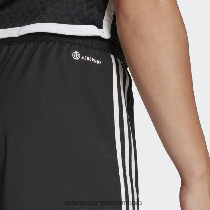 adidas campus romania pantaloni scurți negru de meci de competiție tiro 23 adidas femei alb negru J266N223673