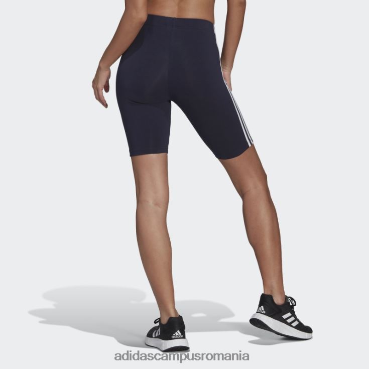 adidas campus romania pantaloni scurți pentru biciclete ink essentials cu 3 dungi femei cerneală/alb J266N223536