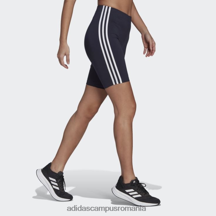 adidas campus romania pantaloni scurți pentru biciclete ink essentials cu 3 dungi femei cerneală/alb J266N223536