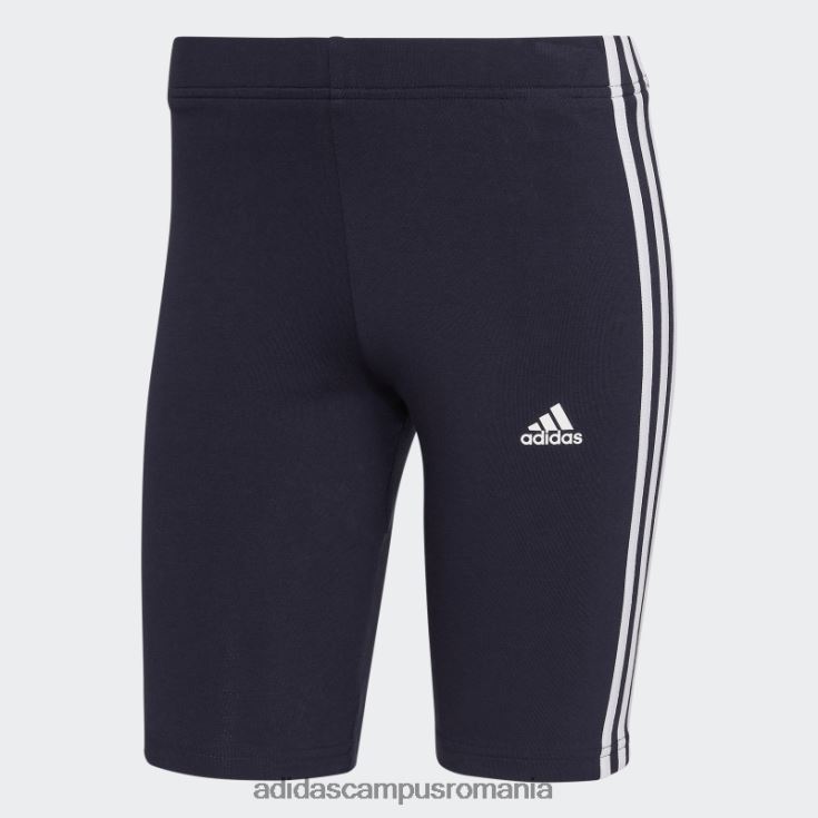 adidas campus romania pantaloni scurți pentru biciclete ink essentials cu 3 dungi femei cerneală/alb J266N223536
