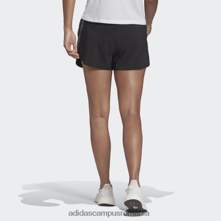 adidas campus romania run icons pantaloni scurți de alergare cu 3 dungi negru adidas femei negru J266N223616