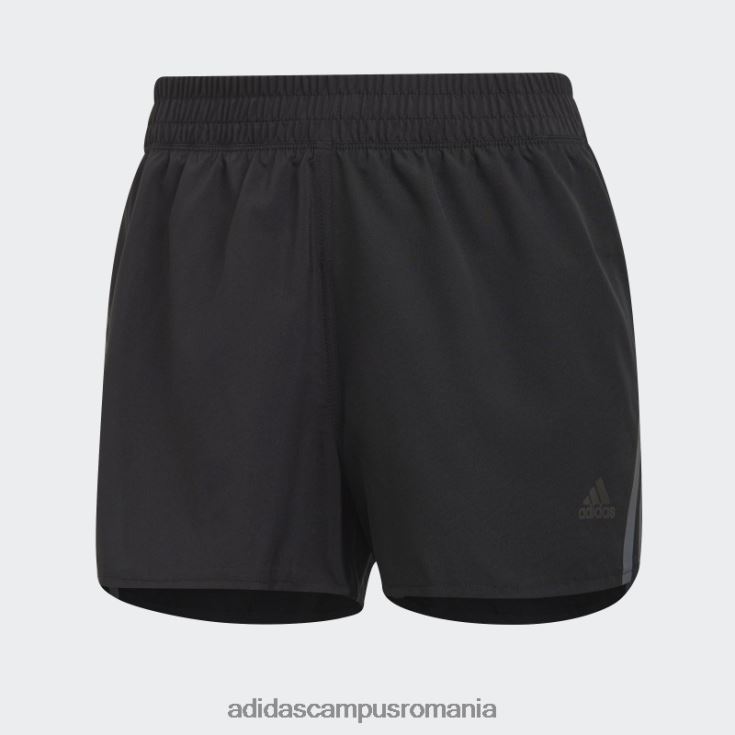 adidas campus romania run icons pantaloni scurți de alergare cu 3 dungi negru adidas femei negru J266N223616