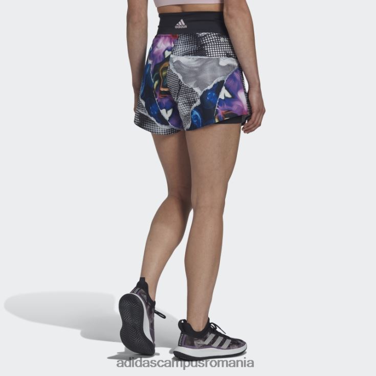 adidas campus romania tenis negru u.s. seria pantaloni scurți imprimați ergo femei negru J266N223614