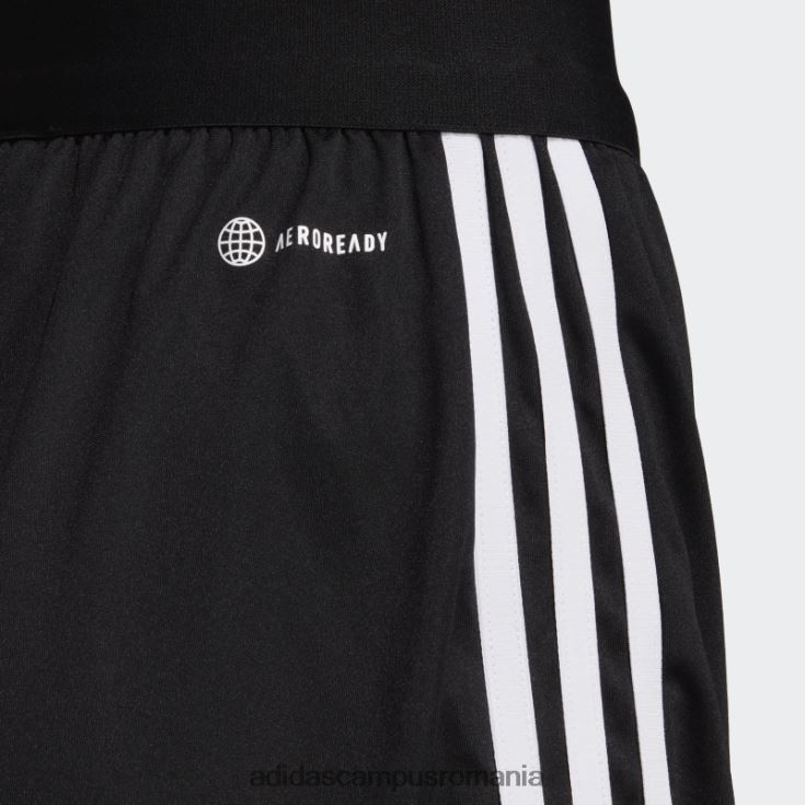 adidas campus romania tiro 23 pantaloni scurți din liga albă femei alb negru J266N223565