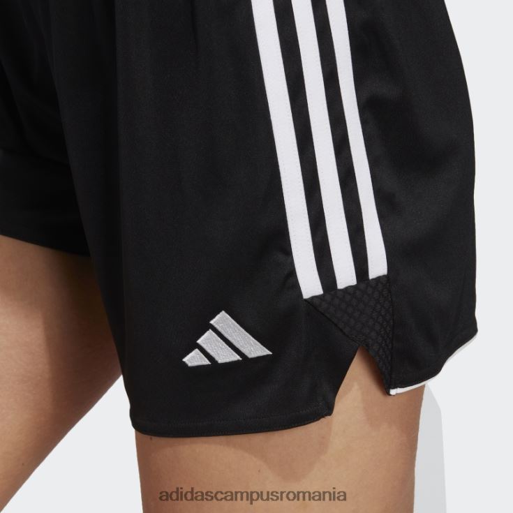 adidas campus romania tiro 23 pantaloni scurți din liga albă femei alb negru J266N223565