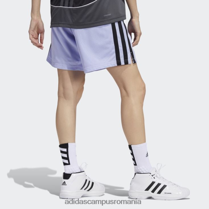 adidas campus romania ton violet femei în pantaloni scurți aeroready adidas femei ton violet/negru J266N223691