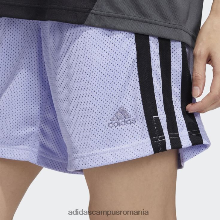 adidas campus romania ton violet femei în pantaloni scurți aeroready adidas femei ton violet/negru J266N223691