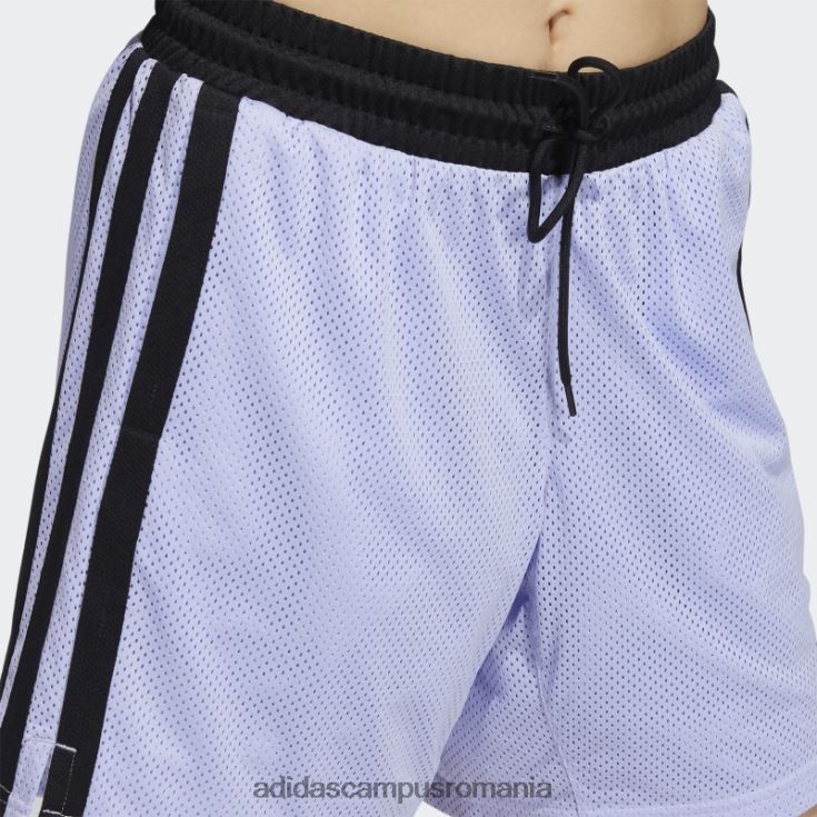 adidas campus romania ton violet femei în pantaloni scurți aeroready adidas femei ton violet/negru J266N223691