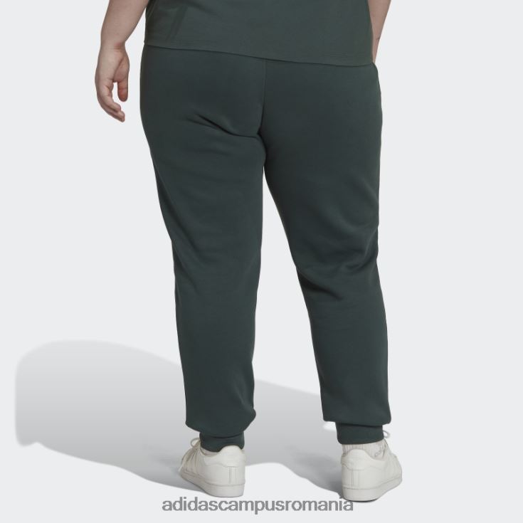 adidas campus romania adicolor essentials fleece slim pantaloni de jogging (plus size) verde mineral femei verde mineral J266N223347