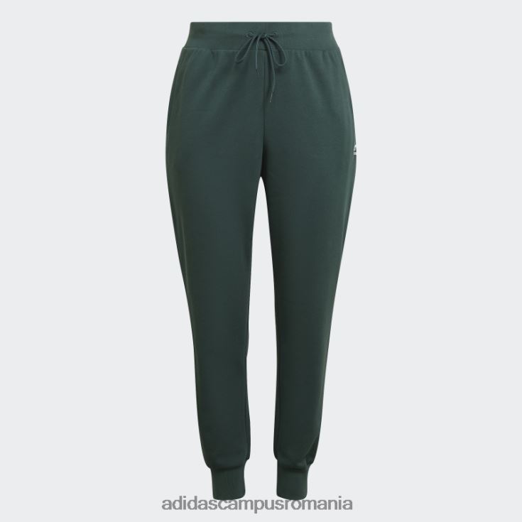 adidas campus romania adicolor essentials fleece slim pantaloni de jogging (plus size) verde mineral femei verde mineral J266N223347
