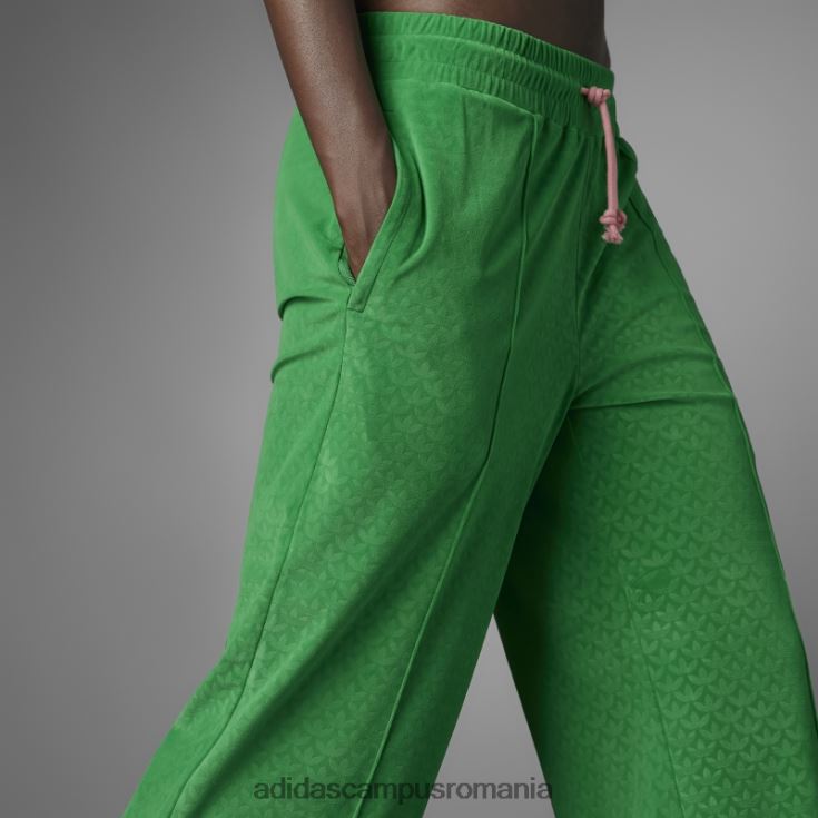 adidas campus romania adicolor heritage now velur pantaloni verzi femei verde J266N223881
