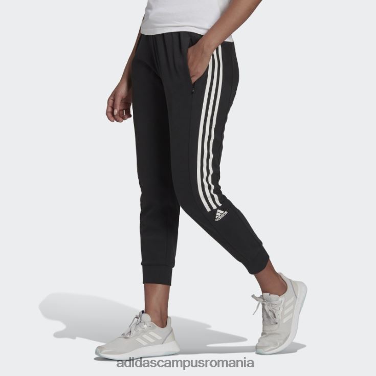 adidas campus romania aeroready, fabricați pentru antrenament, pantaloni de bumbac negri femei negru J266N223834